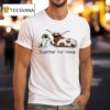 Together For Texas Dog And Cows T Shirt