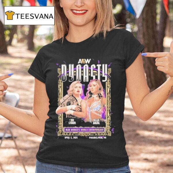 Toni Storm Vs Megan Bayne Aew Dynasty Matchup T Shirt