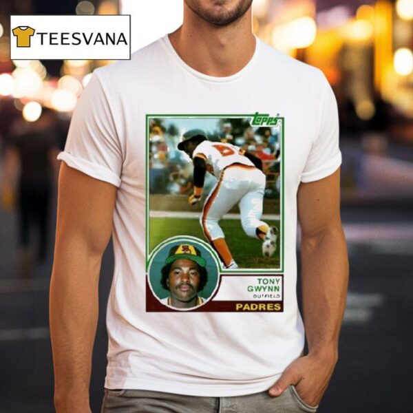 Tony Gwynn Outfield San Diego Padres T Shirt