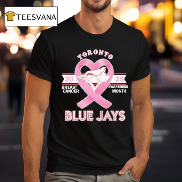 Toronto Blue Jays Breast Cancer Awareness Month T Shirt
