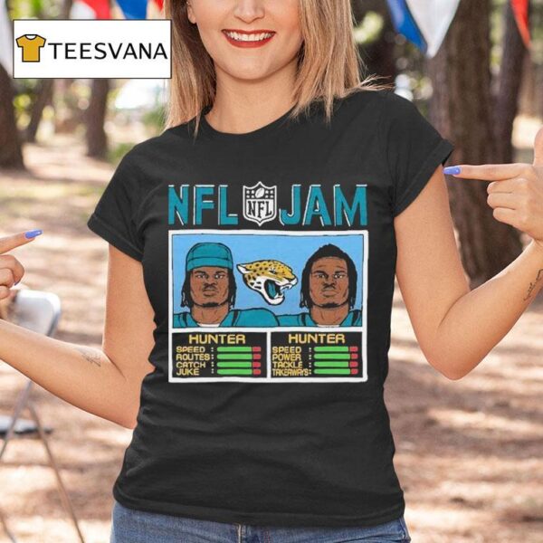 Travis Hunter Nfl Jam Jacksonville Jaguars S T Shirt