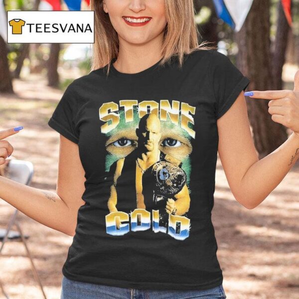 Travis Kelce Wearing Stone Cold Steve Austin Eyes T Shirt