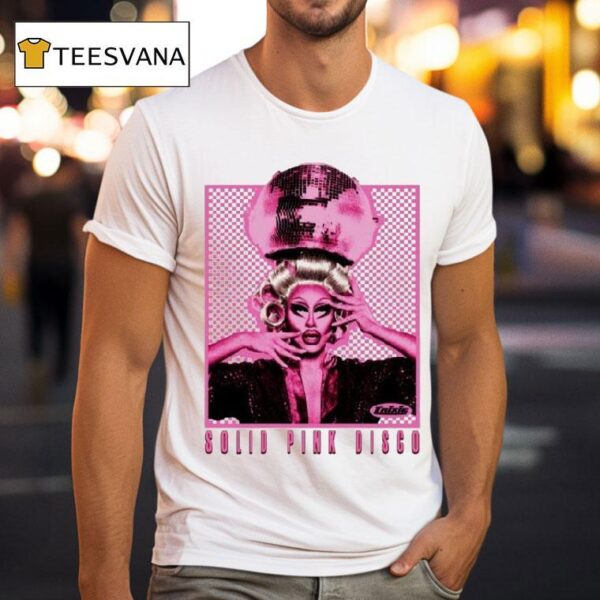 Trixie Mattel Solid Pink Disco Tour T Shirt