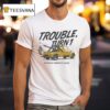 Trouble Turn Door Bumper Clear T Shirt