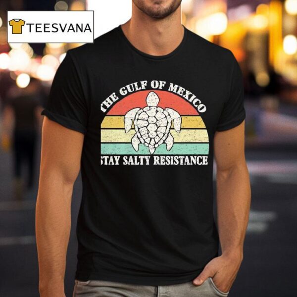 Turtle The Gulf Of Mexico Stay Salty Resistance Vintage T Shirt