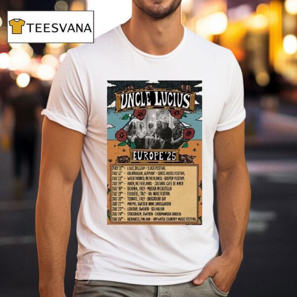 Uncle Lucius Europe Tour Dates T Shirt