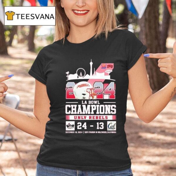 Unlv Rebels La Bowl Champions Football T Shirt