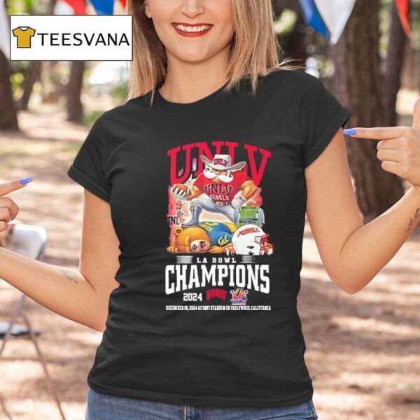 Unlv Rebels La Bowl Champs Fan Celebration T Shirt