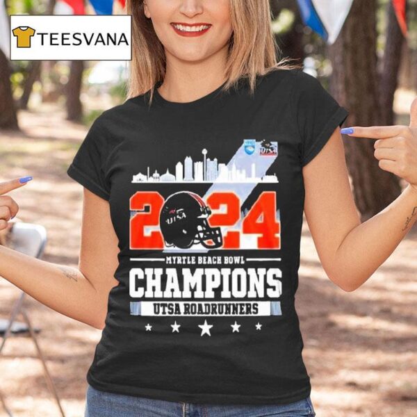 Utsa Roadrunners Myrtle Beach Bowl Champions Skyline Ncaa Bowl Games T Shirt