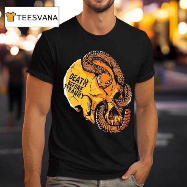 Venom Valor Death Before Tyranny Skull Snake T Shirt