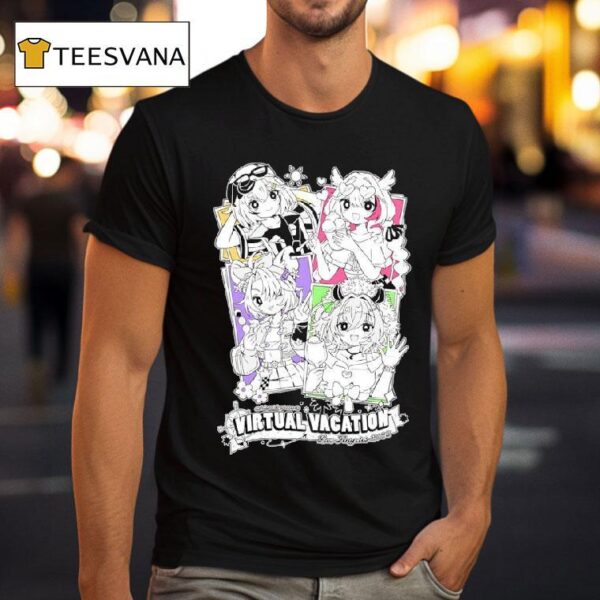 Virtual Vacation Los Angeles Anime T Shirt