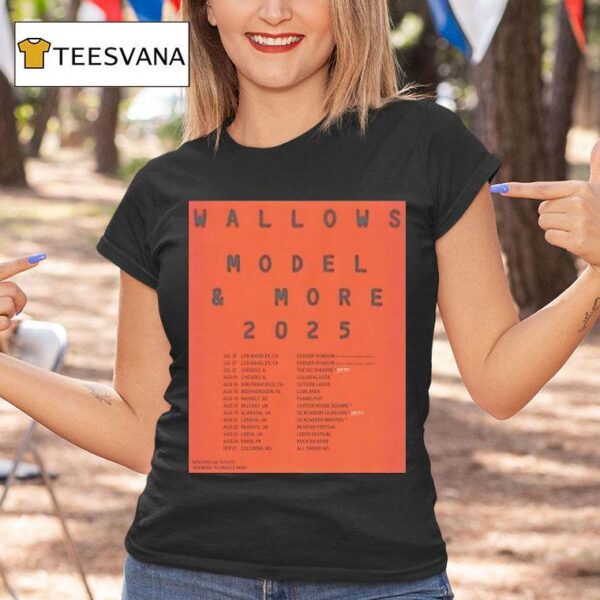 Wallows Model And More Tour T Shirt