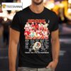 Washington Commanders Redskins Legend Thank You For The Memories Signatures T Shirt