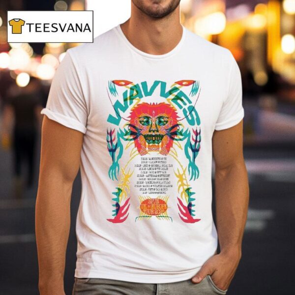 Wavves Spun Uk Europe Show T Shirt