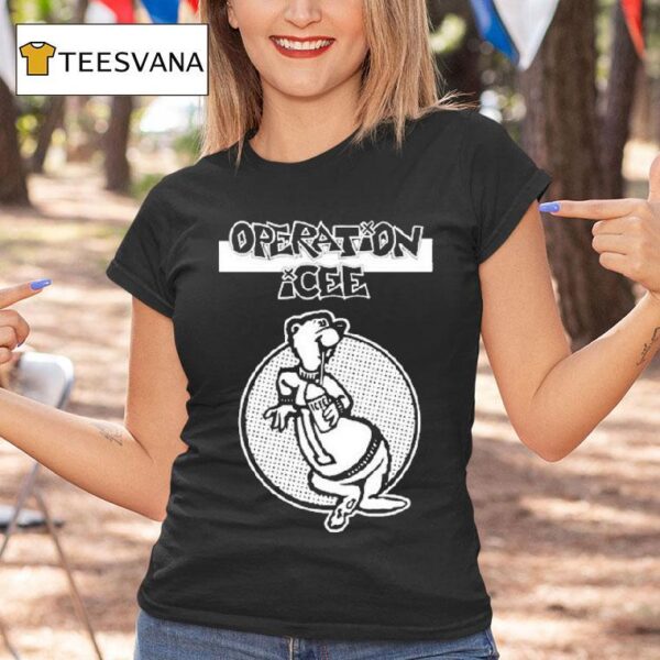 Wil Wheaton Wearing Operation Icee T Shirt