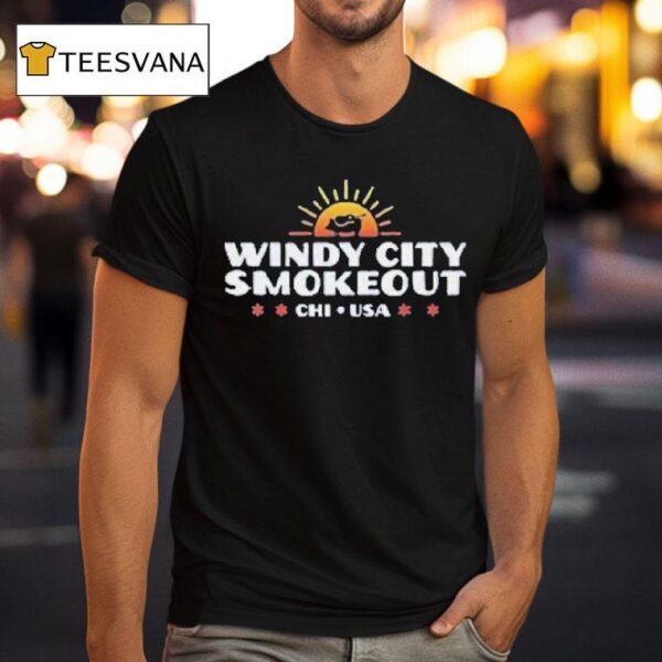 Windy City Smokeout Chi Usa Sunse T Shirt