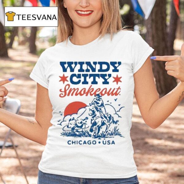 Windy City Smokeout Chicago Usa T Shirt