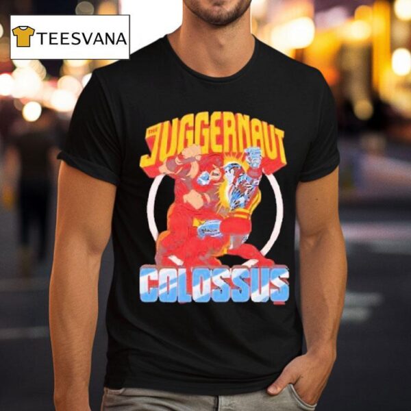 X Men Juggernaut Vs Colossus T Shirt