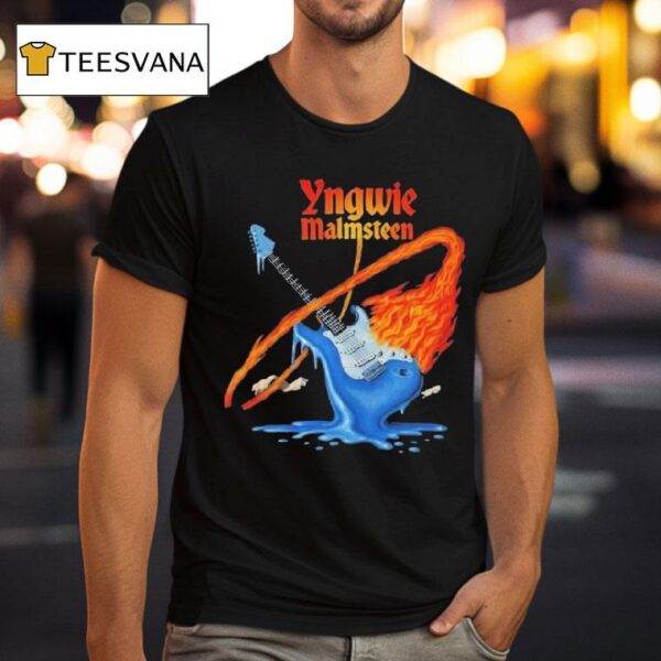 Yngwie Malmsn Dominion Rosso T Shirt