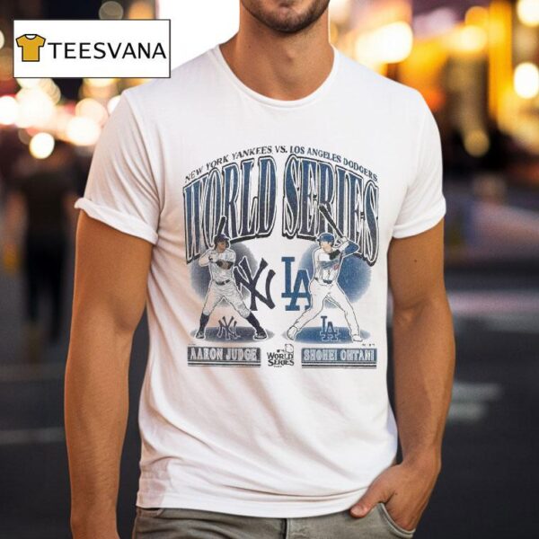 Aaron Judge New York Yankees Vs Shohei Ohtani Los Angeles Dodgers World Series Matchup Franklin T Shirt