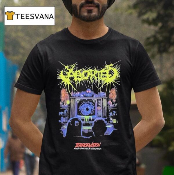 Aborted Terrorvision A New Dimension In Horror Sadis T Shirt