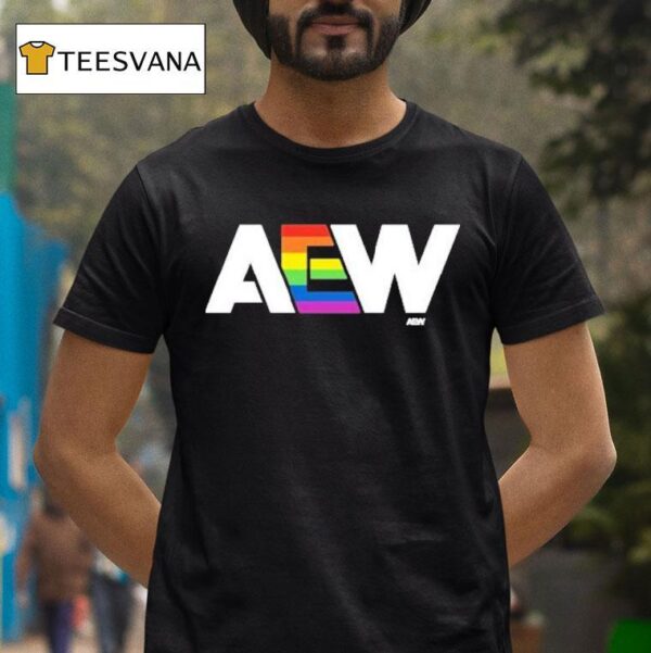 Aew Pride Logo T Shirt