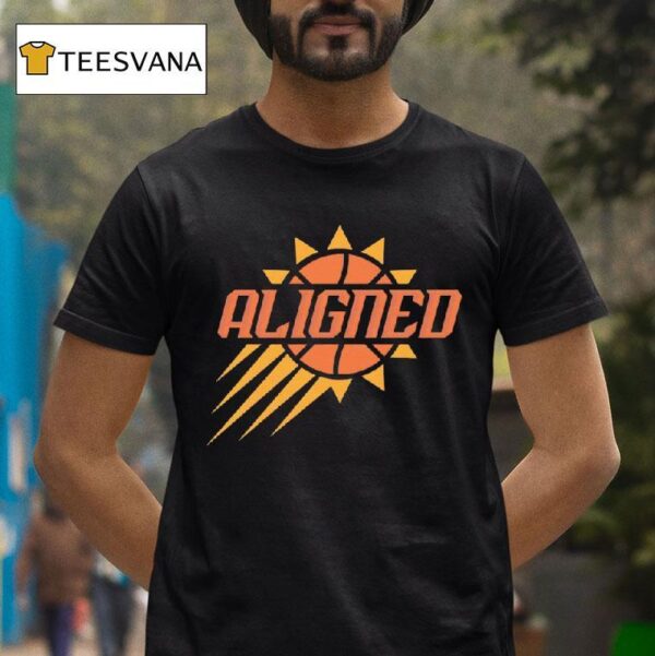 Aligned As Phoenix Suns Logo T Shirt