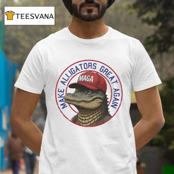 Alligator Alcatraz Make Alligators Great Again Maga T Shirt