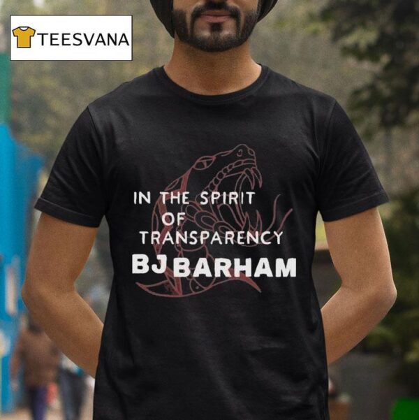 American Aquarium In The Spirit Of Transparency Bj Barham Snake T Shirt