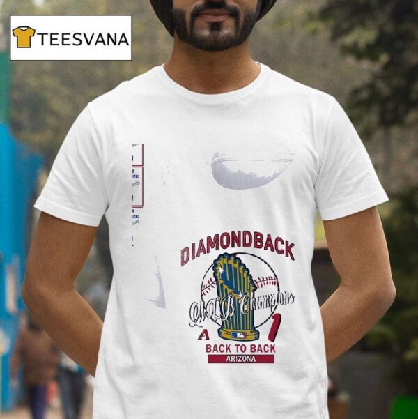 Arizona Diamondbacks Mlb Champions Hardwood Classics Champions Vintage T Shirt