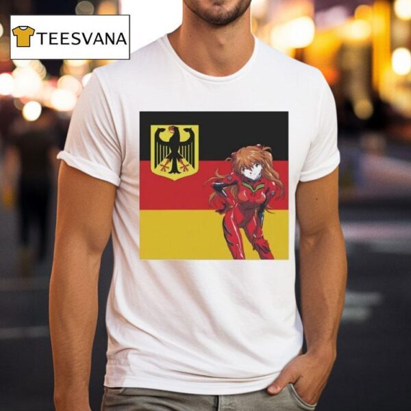 Asuka Langley Soryu Germany Evangelion T Shirt