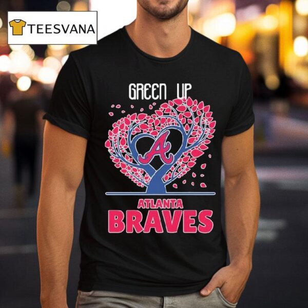 Atlanta Braves Green Up Tree T Shirt