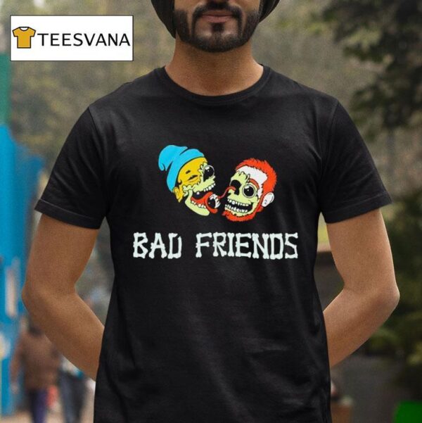 Bad Friends Bones Heads T Shirt