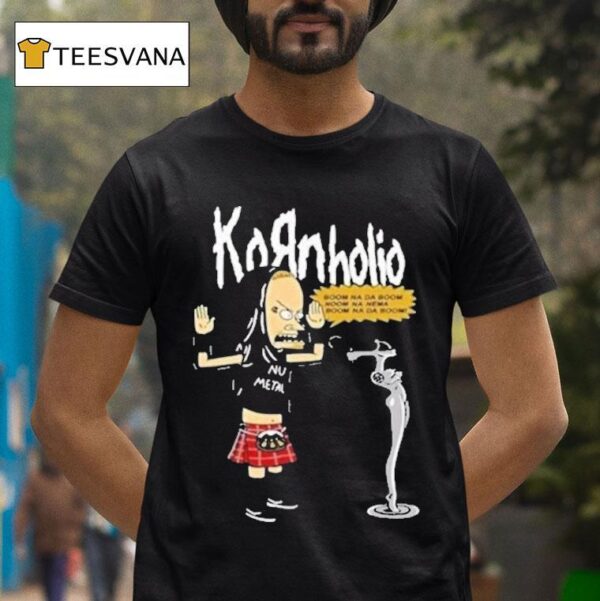 Beavis And Butt Head Darkwear Kornholio T Shirt