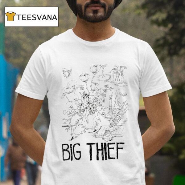 Bigthief Flowers Candles T Shirt