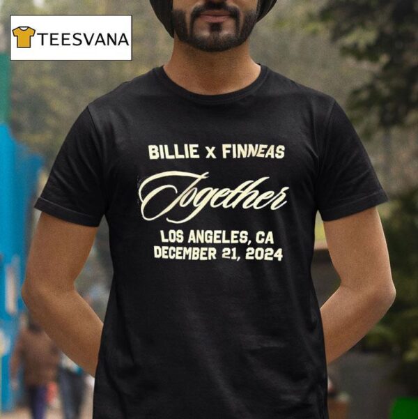Billie X Finneas Together Los Angeles T Shirt