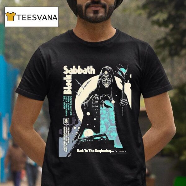 Black Sabbath Skeleton Back To The Beginning The Final Show At Villa Park Birmingham On July T Shirt