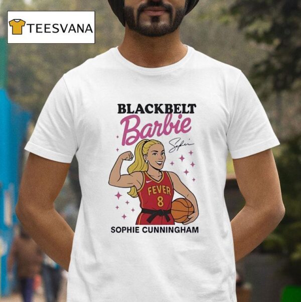 Blackbelt Barbie Sophie Cunningham Indiana Fever T Shirt