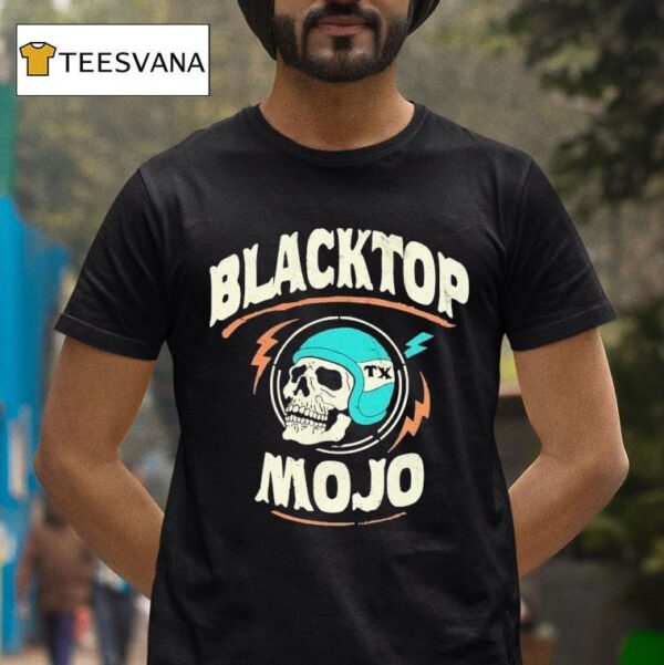 Blacktop Mojo Born To Be Mojo Skull T Shirt