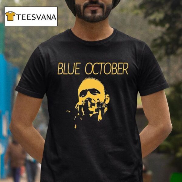 Blue October Midnight Foil T Shirt
