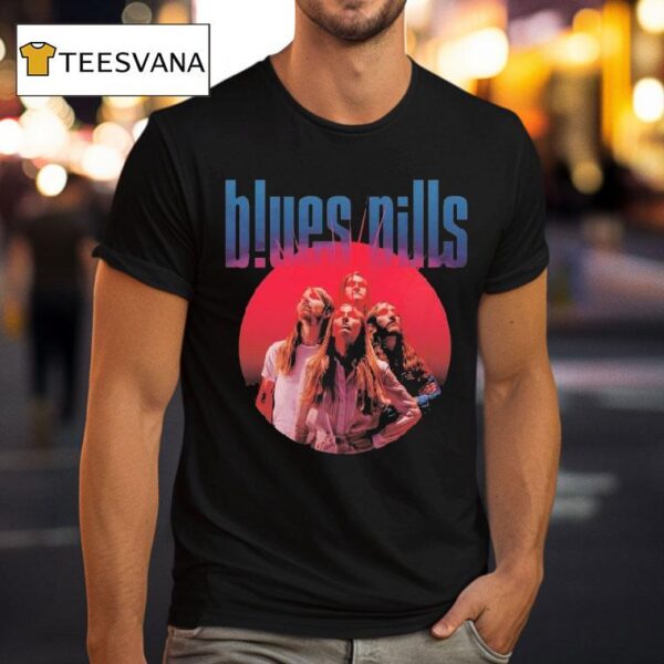 Blues Pills Laser Eyes T Shirt