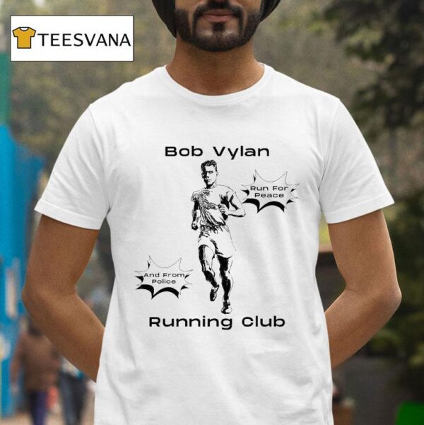 Bob Vylan Run For Peace And From Police Running Club T Shirt