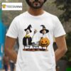 Boo Ghost Goose Witch Halloween T Shirt