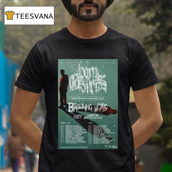 Born Of Osiris Through Shadows Usa Tour Summer Dates T Shirt