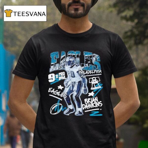 Brian Dawkins Philadelphia Eagles Football X Pro Bowl T Shirt
