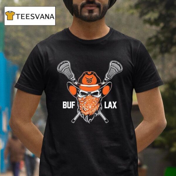 Buf Lax Buffalo Bandits Lacrosse Skull T Shirt