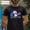 Buffalo Bills Peanuts Peace Love Bills T Shirt