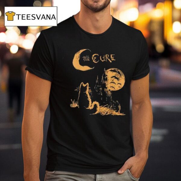 Cat Moon The Cure Cat Lover T Shirt