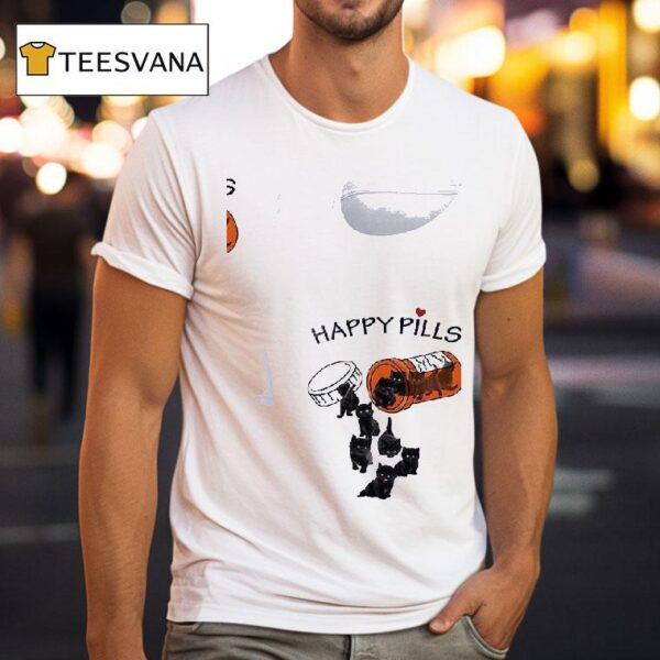Cats Happy Pills T Shirt