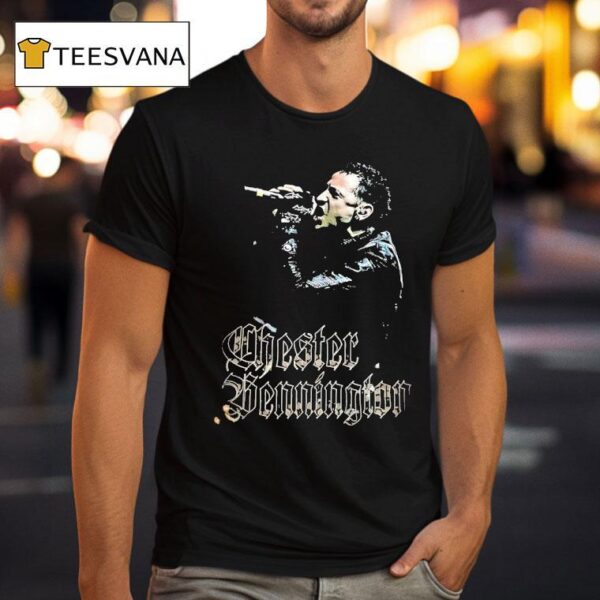 Chester Bennington American Singer Portrai T Shirt